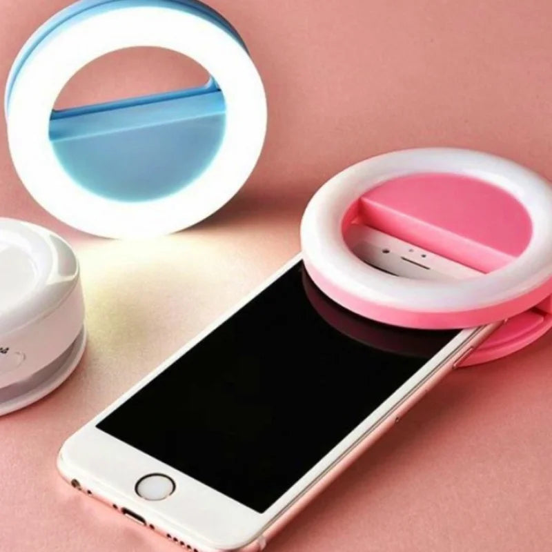 Ring Light para Selfie e Fotos com Flash - Ideal para Celulares e Bloggers