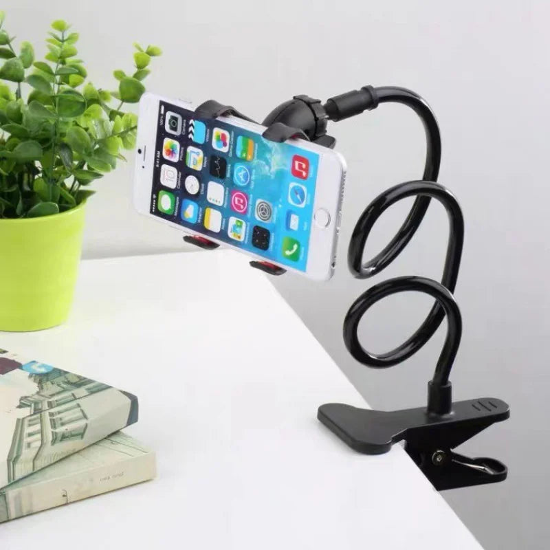 Suporte Universal Flexível para Celular 360° Rotativo – Ideal para Mesa e Cama