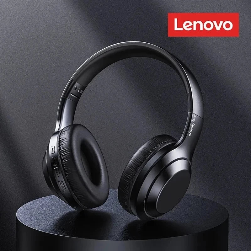 Fone de Ouvido Sem Fio Lenovo TH10 Over-ear Bluetooth com Microfone - Hi-Fi para Esports, Gaming e Esportes