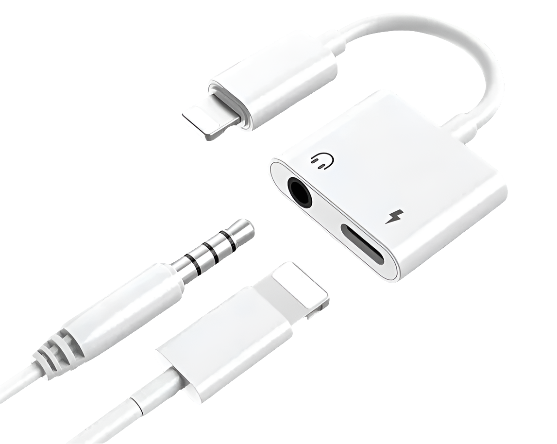 Adaptador USB-C e 3,5mm para Fone de Ouvido e Carregamento - Compatível com iPhone, Samsung, Xiaomi