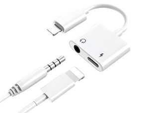 Adaptador USB-C e 3,5mm para Fone de Ouvido e Carregamento - Compatível com iPhone, Samsung, Xiaomi